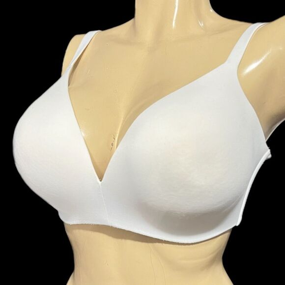 Victorias Secret Vintage IPEX Lined no Wire lightly padded Bra Off White 38DD - Picture 1 of 8